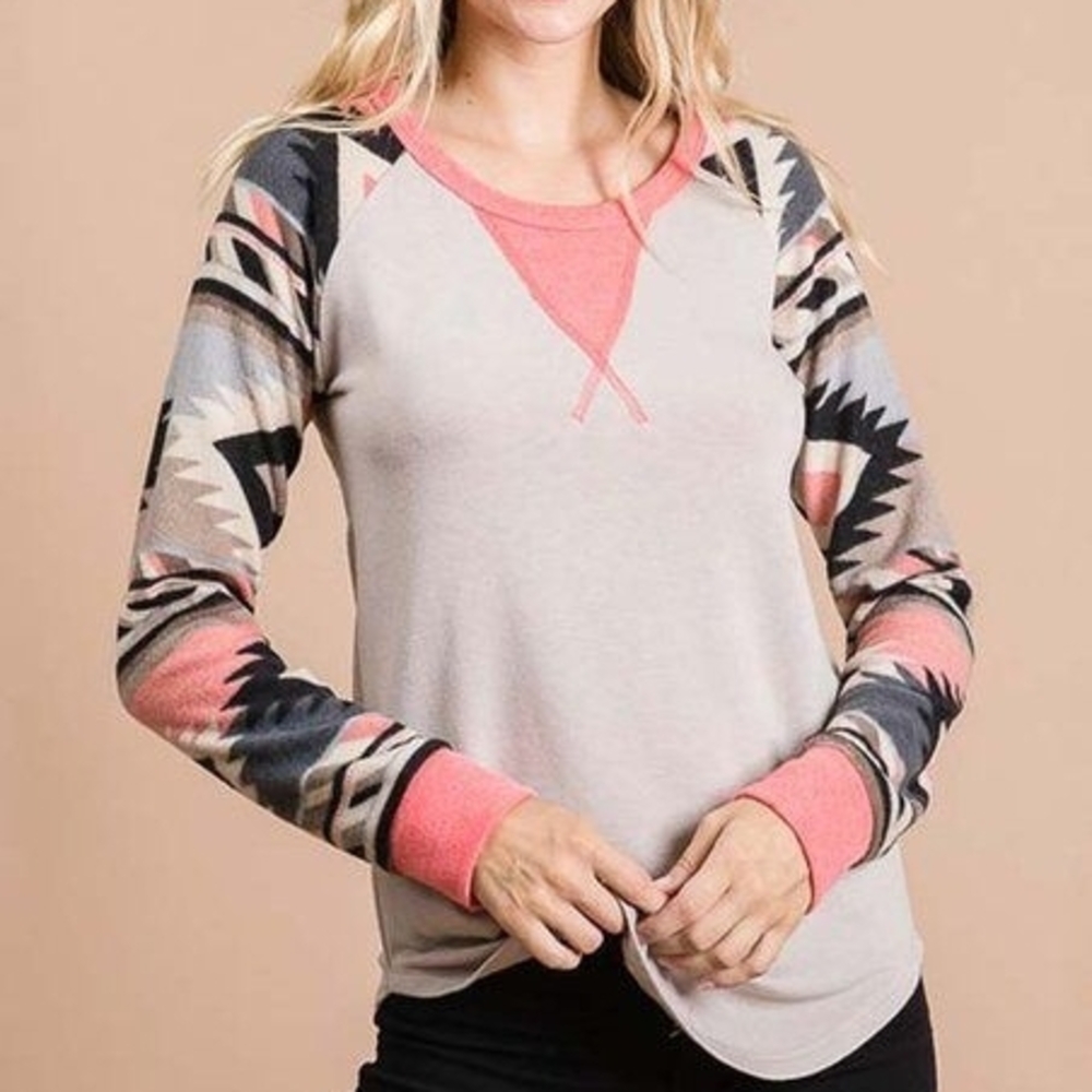 Love Kuza Cabincore Long Sleeve Top